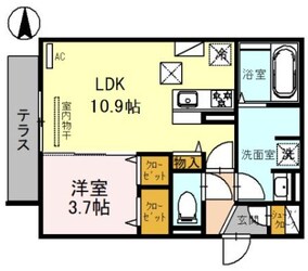 Clashist平野西Westの物件間取画像